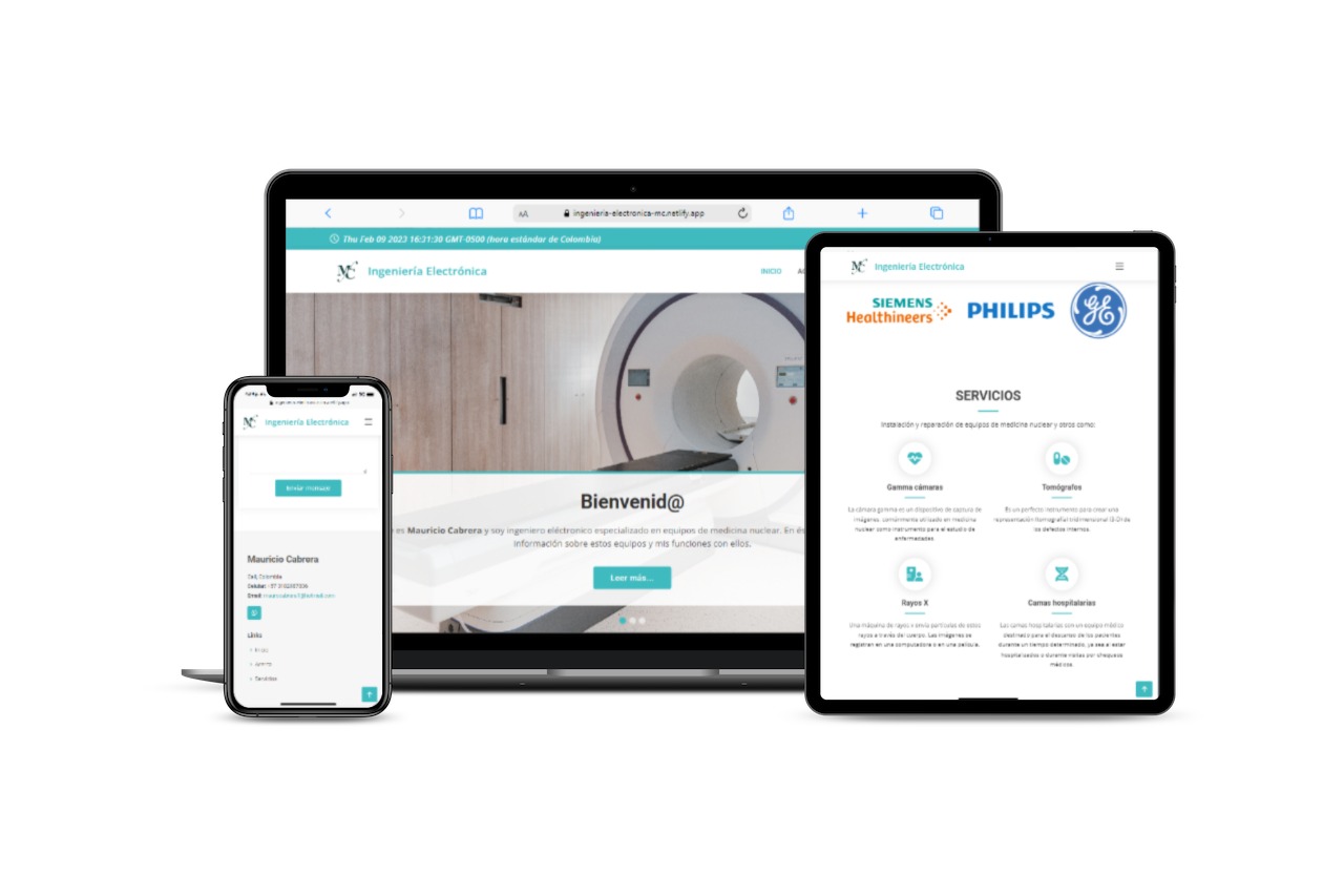 Proyecto de desarrollo web para Mauricio Cabrera